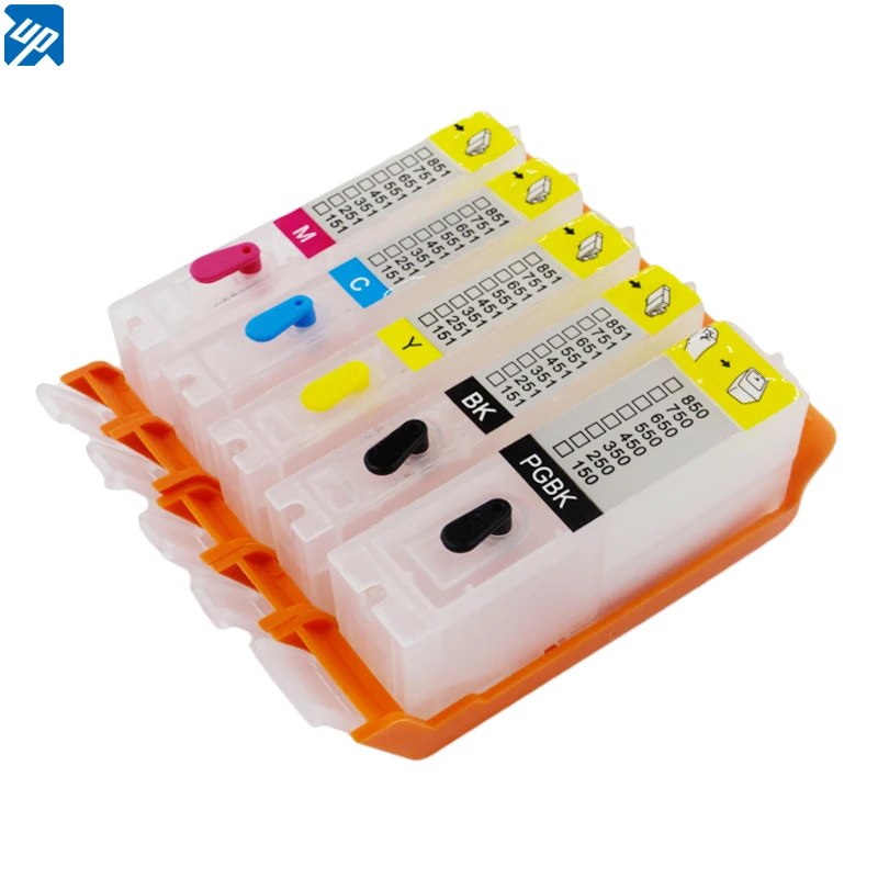 5 комплектов PGI-750 pgi750 многоразового картридж для canon IP7270 MG5470 MX727 MX927 MG5570 MG5670 MG6470IX6770