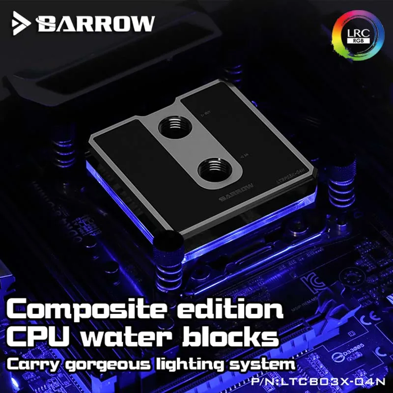 Барроу LTCP03X-04N LTCB03X-04N CPU водный блок для INTEL X99/X299(Brief series brass/POM) струйный тип микро