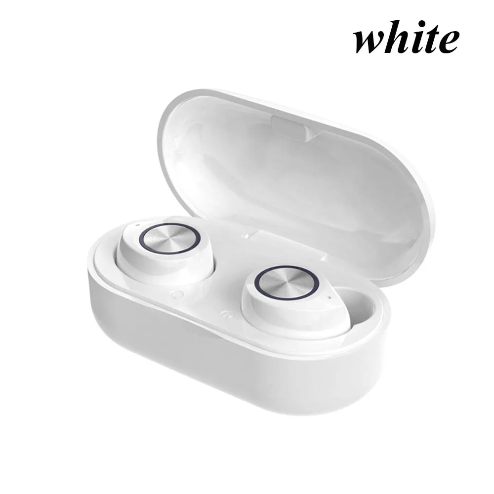 white TW60 Bluetooth наушники стерео беспроводные наушники HIFI Звук спортивные наушники Handfree игровая гарнитура для iphone samsung xiaom - Цвет: white