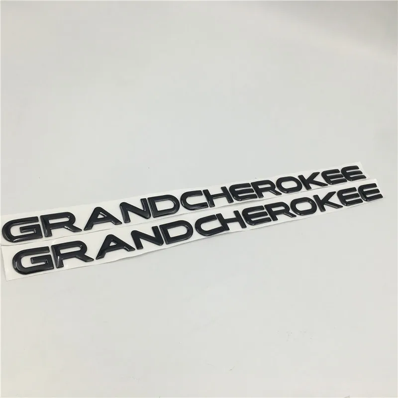  For Jeep Grand Cherokee Patriot Wrangler Compass Renegade 4X4 CRD Rear Trunk Fender Emblem Logo Let