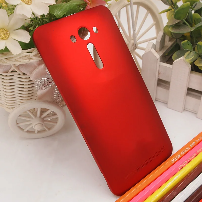 Корпус батареи Чехол для Asus Zenfone 2 Laser ZE500KL ZE500KG Z00ED задняя крышка корпус батареи чехол Крышка батарейного отсека - Цвет: Черный