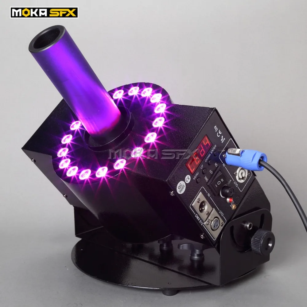 Led CO2 струйная машина RGB 18*3 Вт Spary 8-10 метров Led Disco CO2 противотуманная машина с DMX 512 control/MK-C18