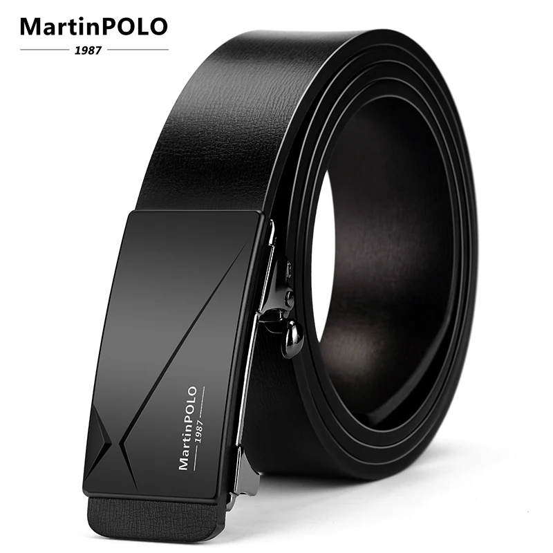 Мужской ремень MartinPOLO из натуральной воловьей кожи MP01301P мужской автоматический