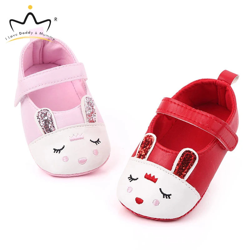 New Baby Shoes Summer Newborn Toddler First Walkers Cute Bling Cartoon Rabbit Soft Soled Non-slip Girl Girls |