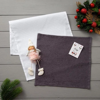 

Set of towels LoveLife "Magic" (type 1): waffle 35 * 60 cm, terry 30 * 30 cm + toy 5163113