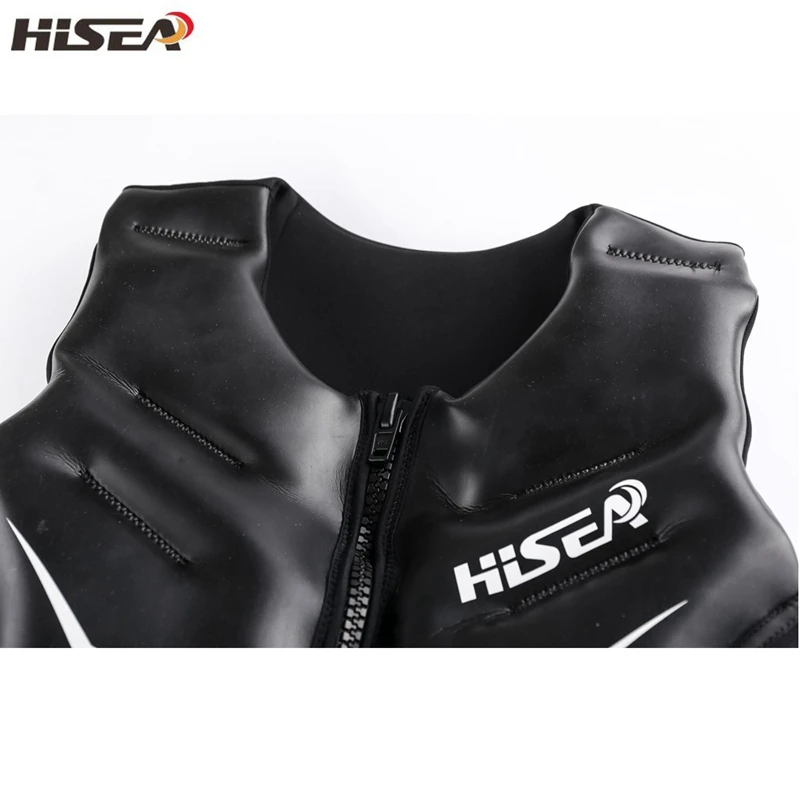 Hisea взрослый плавучий спасательный жилет Neoprere качество гладкое качество спасательный жилет серфинг Рыбалка; рафтинг серфинг
