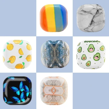 

Luxury Earphone Case For -Samsung -Galaxy live Case Marble Cover For -Samsung Buds live Case Headphone Earpods Hard Charging Box