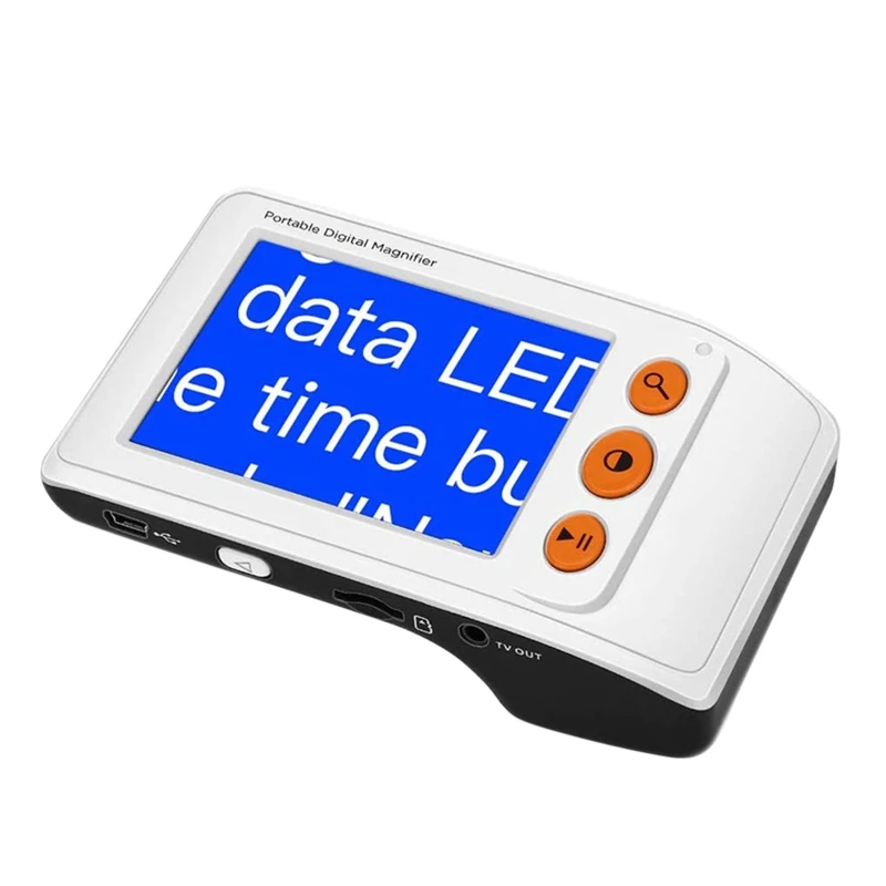 Digital Magnifier Electronic Reading Aid 3.5 Inch Lcd Screen For Low Vision 225 Times Zoom With