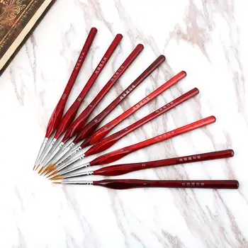 

Technical Pen Oil Painting Illustration School Liquid Watercolour Paint Children Wood Nylon Hair Portable Paint Brush Writing