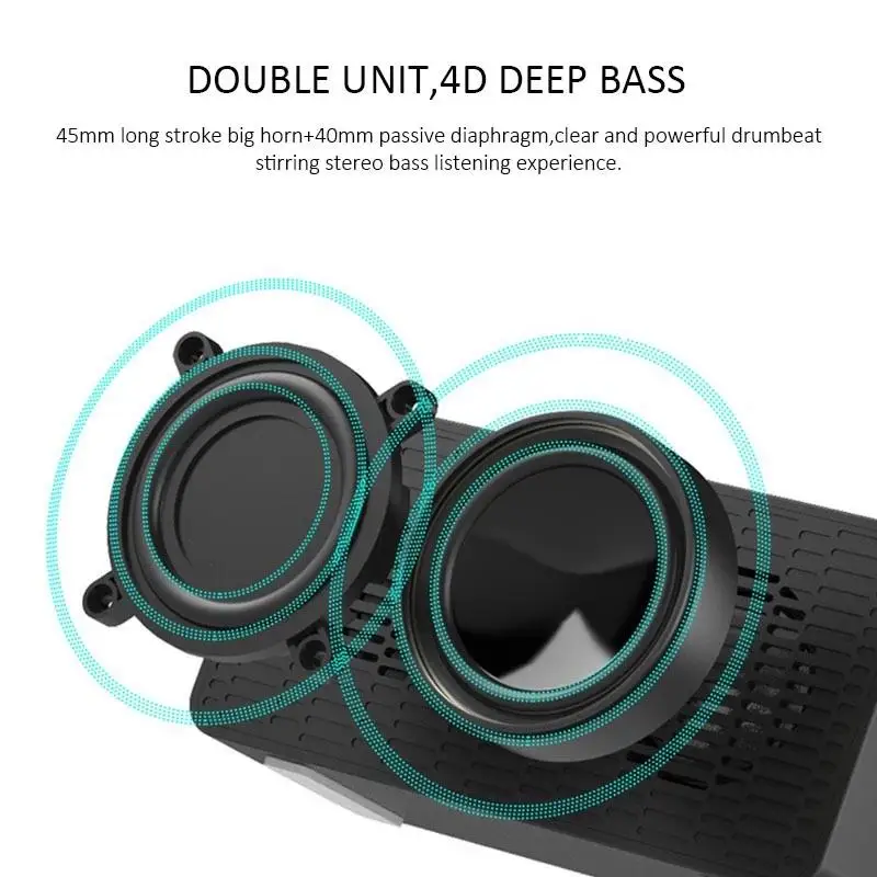 BT506 портативный колонка Bluetooth FM радио Boombox Handsfree Coluna Bluetooth колонки наружная внутренняя поддержка Aux TF зеркальный будильник голосовые подсказки