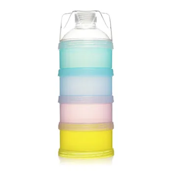 

Portable 3/4 Layers Baby Milk Powder Box Dispenser Container Storage Formula Feeding Bottles New