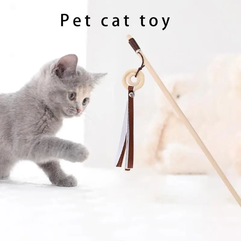 1 шт. игрушки для кошек палочка для кошек Прорезыватель полюс с пером палочка игрушки Сменная головка стержень Интерактивная палочка товары для домашних животных