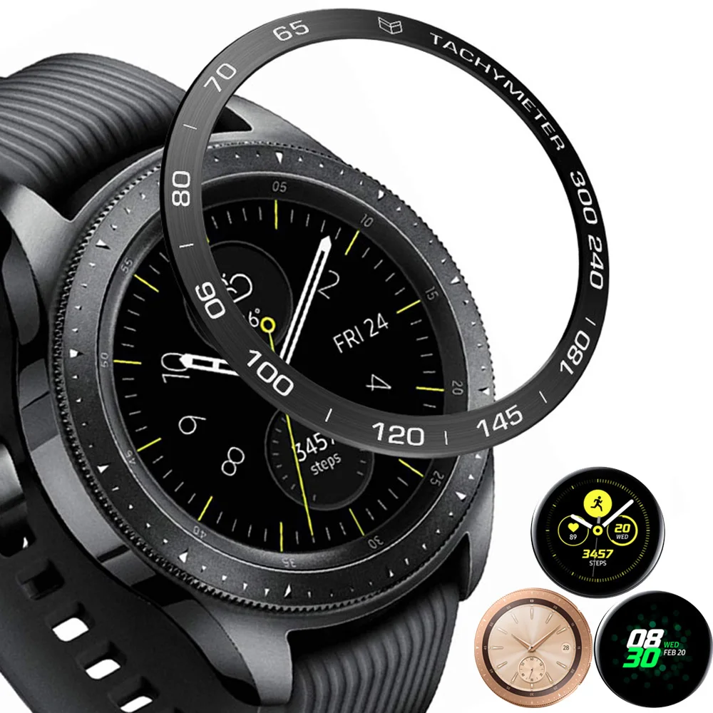 

For Samsung Gear Sport S2 SM-R720 Ringke Bezel Styling Frame Case Cover Anti Scratch Protection Galaxy Watch 42mm Bezel Ring #D