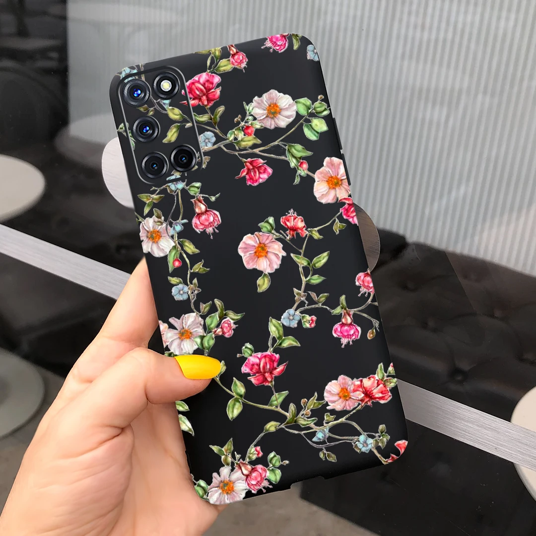 Phone Case For OPPO A52 Case Oppo A72 A92 Silicone Flower Cloud Prnited Back Cover For oppoA52 A 52 72 A92 TPU Bumper Shell Bags cases for oppo cases