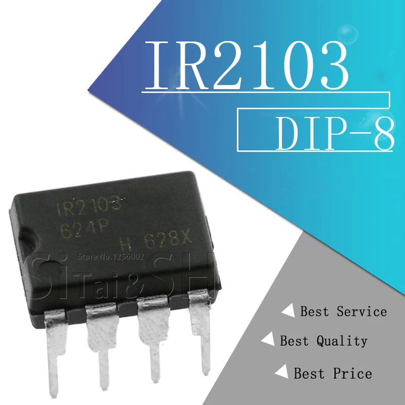 5 шт./лот IR2103 DIP-8 Поставка IC выгодная 100% хорошая полумостовая передача |