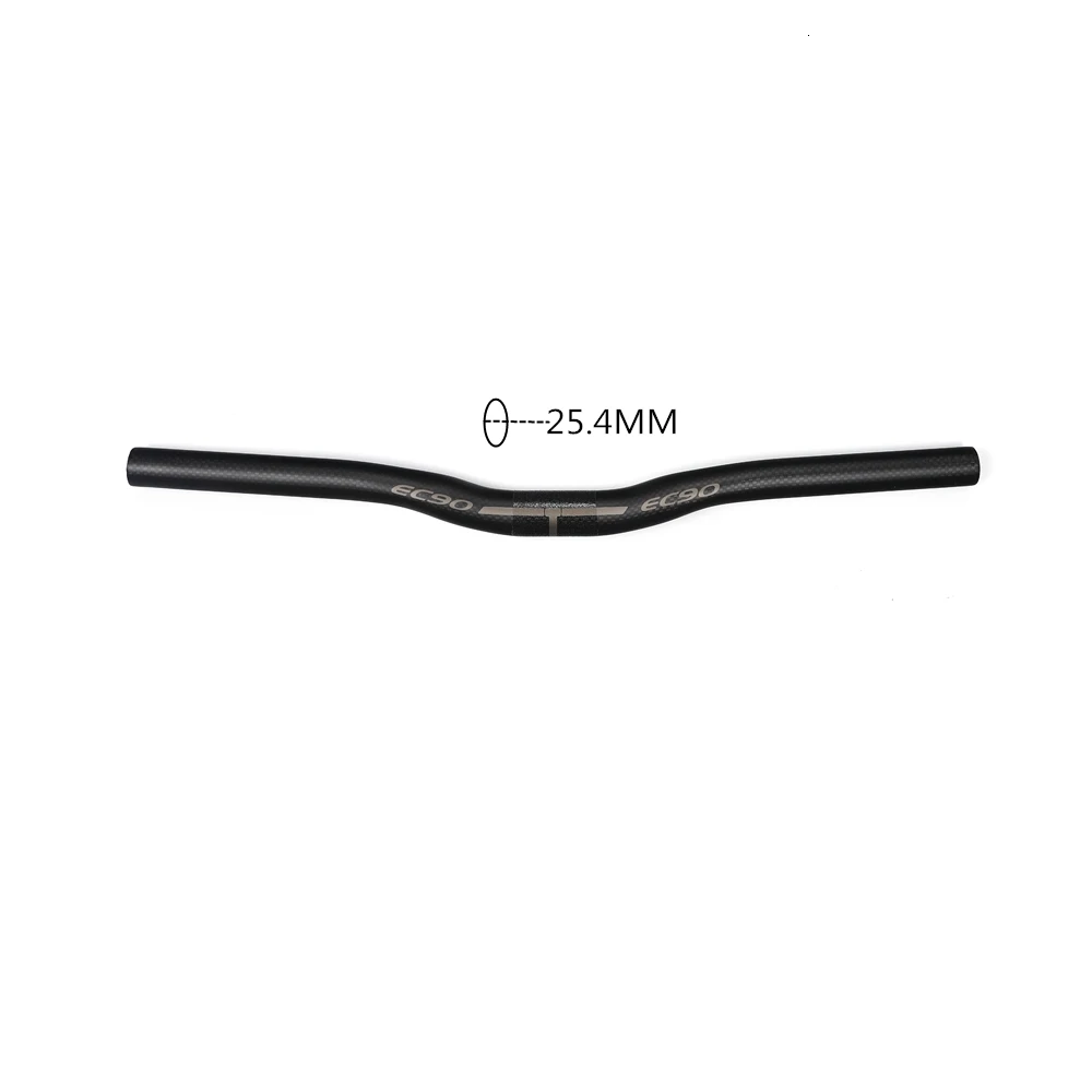 Rise254420mm EC90, углеродный руль для горного велосипеда, MTB, руль для велосипеда, полностью углеродное волокно, детская ручка для велосипеда 3 K, матовая, 25,4 мм - Цвет: Rise254420mm