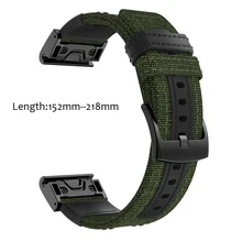 Спортивный быстро легко подходит ремешок для часов Garmin Fenix 6X5X3 3HR Смарт часы браслет 26 22 мм нейлоновый ремешок ремень для Fenix 6 5 plus