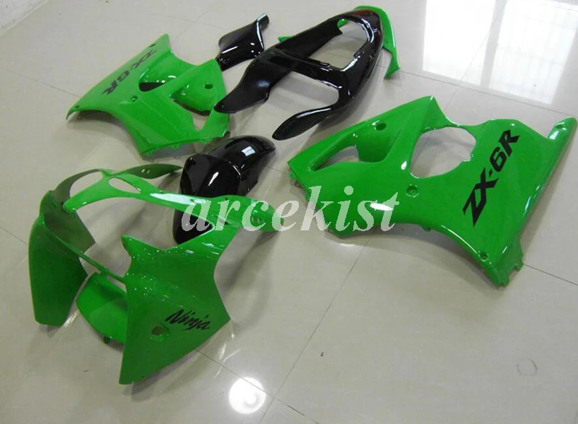 ABS литья под давлением полный обтекатель комплект подходит для kawasaki Ninja ZX6R 2000 2001 2002 00 01 02 636 ZX-6R Комплект кузова