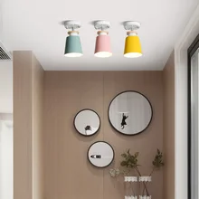 Светильники для прохода, минималистичный современный потолочный светильник, креативная лампа, плащ, комната, холодный Ян, коридор, Северный Европейский Стиль, Светильники для макарон