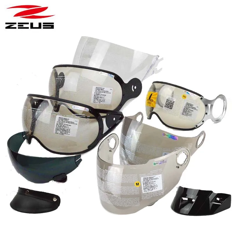 

ZEUS 218C 125B 210C 202FB 381C 611E 612 613B 613A 811 813 1200E 2000A 3000A 3500 motorcycle helmet len visor,cap peak