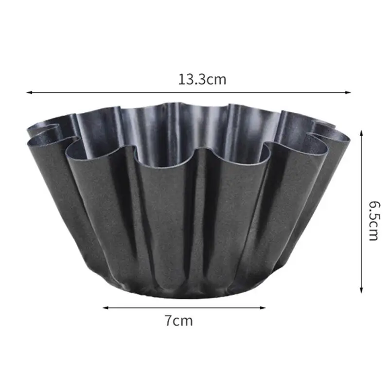 Egg Tart Mold Non-stick Flower Creative Cupcake Mold Muffin Mold for Bakery Flower Shape Muffin Baking Cup Tartlets Pans