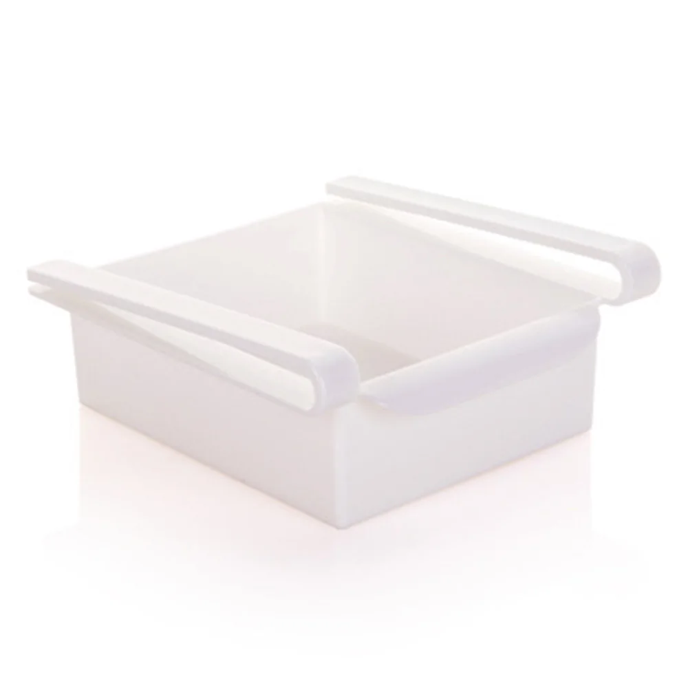 

Dining Slide Freezer Fridge Space Saver Shelf Holder Container Boxes Organizer
