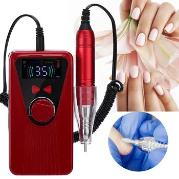 

35000RPM Portable USB Electric Nail Drill Manicure Device Grinding Polishing Machine Nail Art Accessory for Nail Manicure Salon