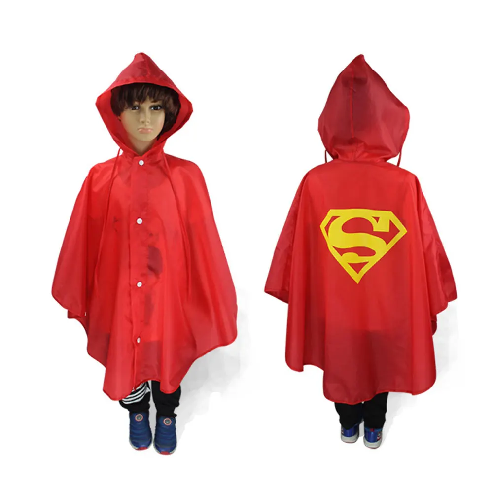 Cartoon Kids Rain Coat rain cost Children Poncho Single-person Rainwear/Raincoat/Rainsuit Boys Girls | Дом и сад