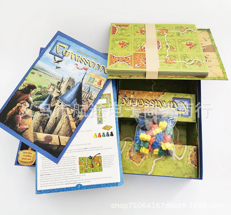 Каркассон Кака классическая настольная игра Kaka City настольная игра английский