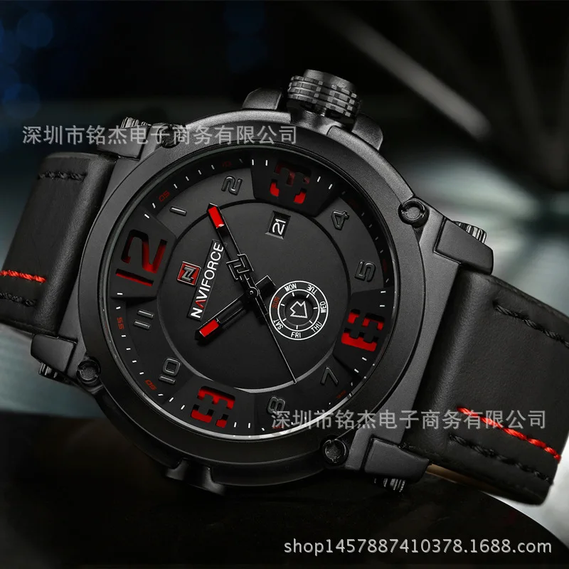 

Naviforce Xiang New Style 9099 MEN'S Watch Fashion Casual Multi-functional Waterproof Quartz Watch MEN'S Watch