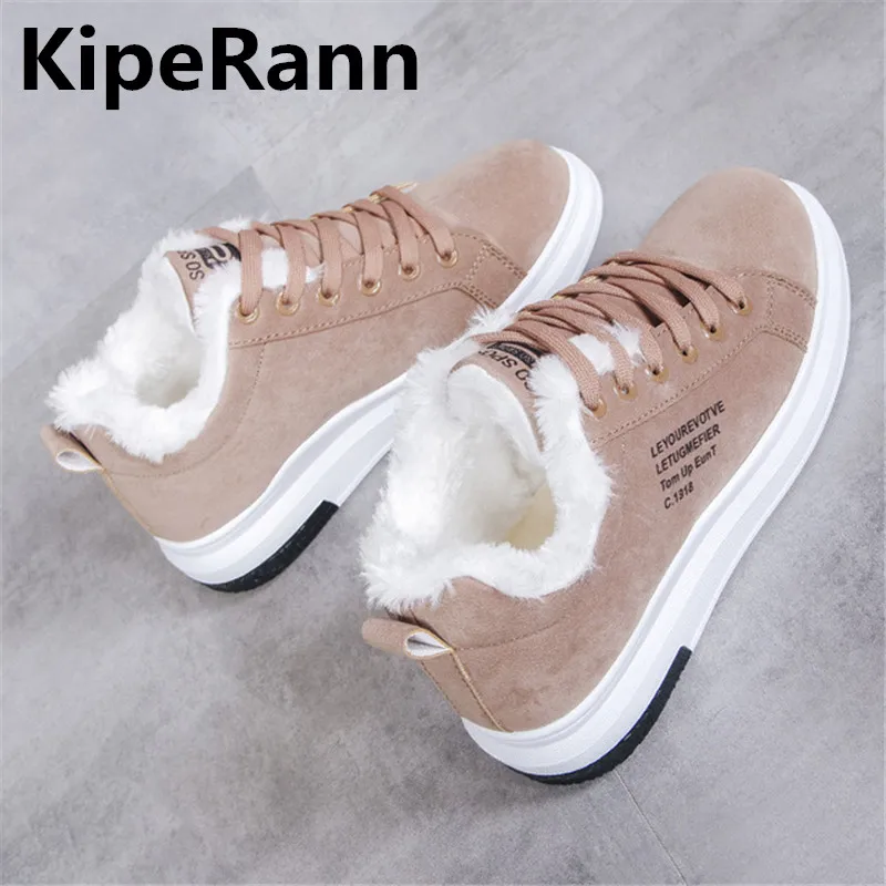 Cotton Shoes Women's New Women's Boots Winter Plus Velvet Cotton Shoes Thick Bottom Warm Snow Women's Boots Women's Cotton Boots