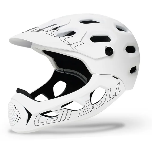 white Cairbull ALLCROSS MTB горный велосипед с полным лицом шлем Экстремальные виды спорта безопасный шлем велосипедный шлем bicicleta - Цвет: white