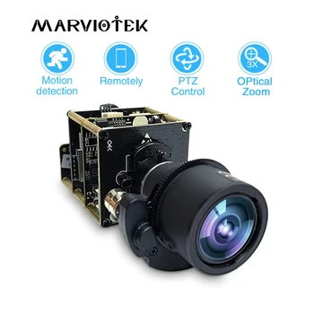 شراء 4K 12MP النجوم UHD كاميرا وحدة 3X التكبير 3-11 مللي متر عدسة بموتور سوني IMX226 Onvif PTZ شبكة IP كاميرا لوحة توصيل لكاميرا صغيرة أو كبيرة عن طريق USB وحدات