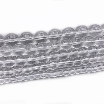 

Crystal White Transparent Glass Ball Beads Optional 4/6 / 8/10 / 12 mm Suitable for Bracelet DIY Jewelry Making