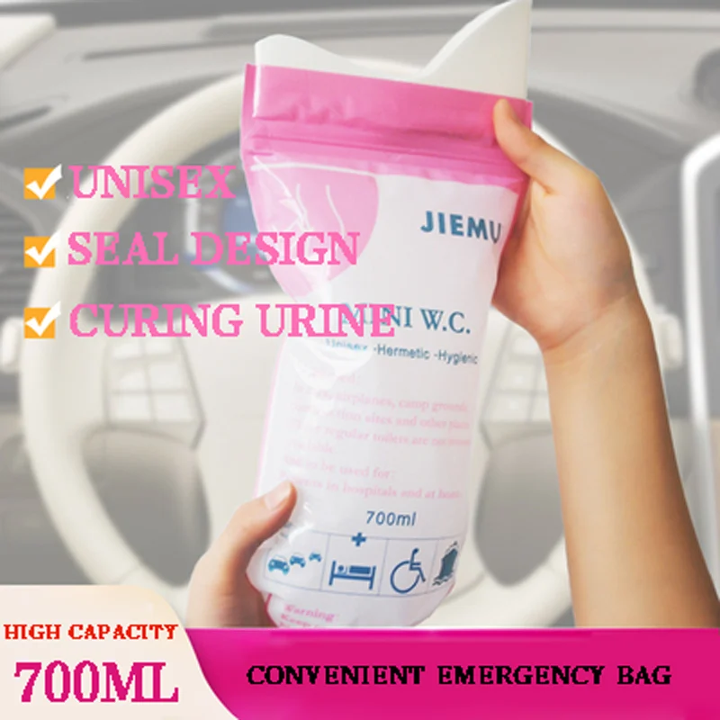 

Outdoor 1 pcs Disposable Urinal Toilet Bag Camping Male Female Kids Adults Portable Emergency Pee Bag Loading