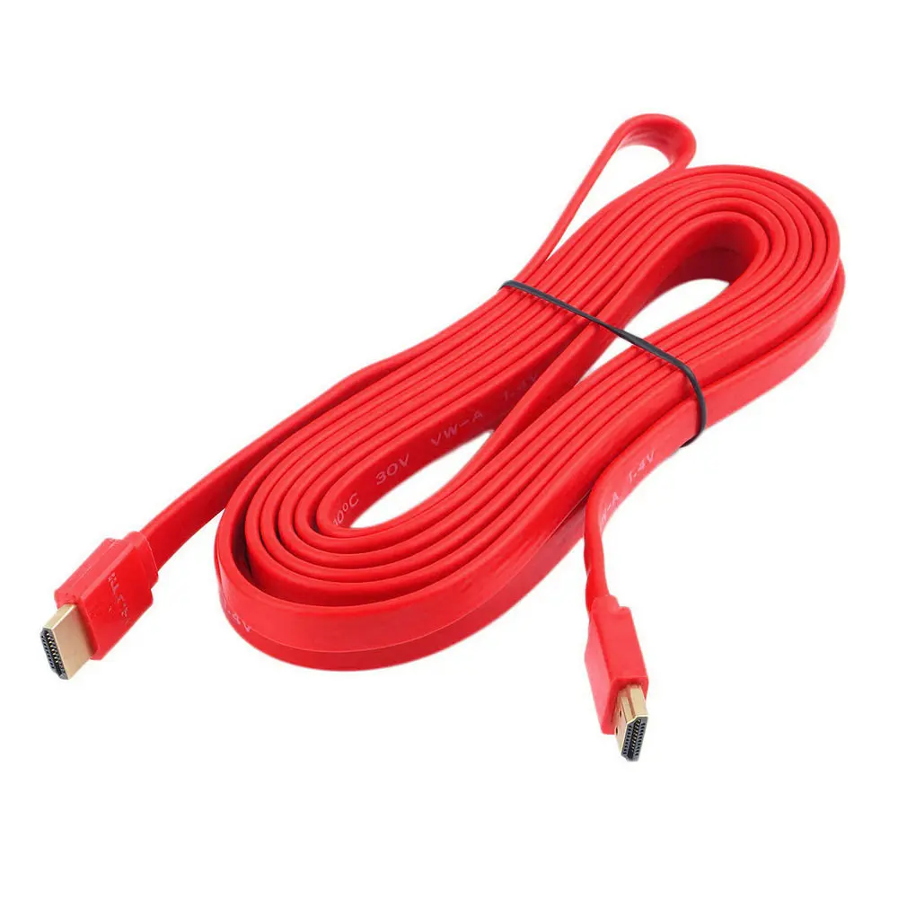 Профессиональный кабель HDMI 1,5 м/3 м/5 м позолоченный штекер 1080P 3D для HD тв компьютера Android tv кабель кабо HDM высшее качество
