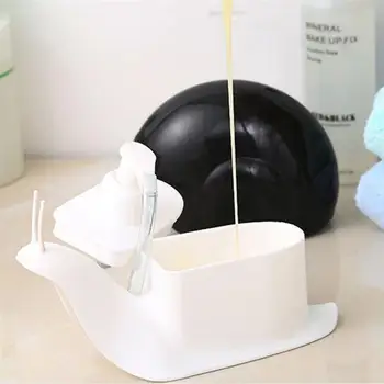 

1pc Cartoon Snail Shaped Portable Soap Dispenser Sink Toiler Hand Soap Sanitizer Container Lotion Shampoo Press Foam Bottle