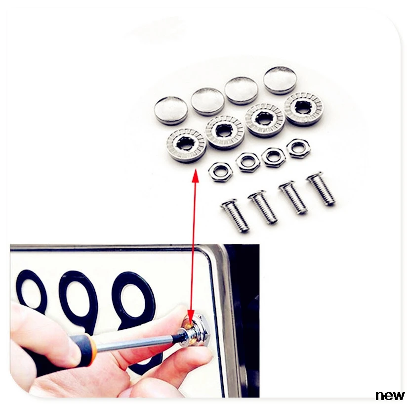 Car number License Plate Bolts Frame Screws Screw for BMW