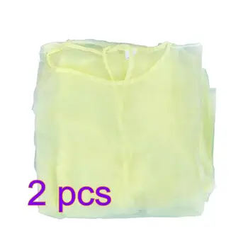 

2pcs Breathable Isolation Gown Safety Protection Clothes Nonwoven Coverall Visitation Clothes Labour Suit