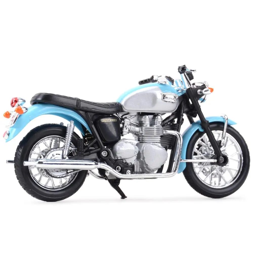 Welly 2002 Triumph Bonneville T100 1/18 échelle Miniature de Moto