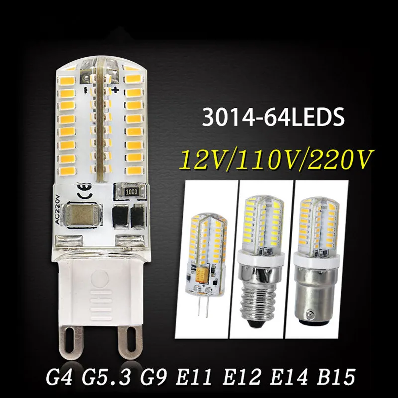 Светодиодная лампа G4 G9 B15 2 5 Вт 64 светодиодный Ода 110 В | Освещение