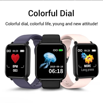 

Smart Bracelet PK B57 R16 Smart Watch IP68 Waterproof Smart watch Heart Rate Blood Pressure Monitor Fitness Tracker Men Women