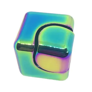 

Square Decompression Rolling Toy Colorful Whirlwind Small Box Scorpion Fingertip Rolling Toy Brain Game