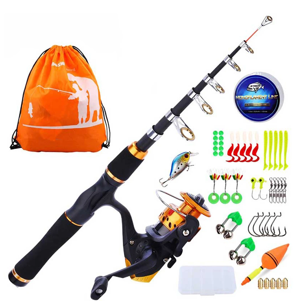 lure fishing rod and reel combo