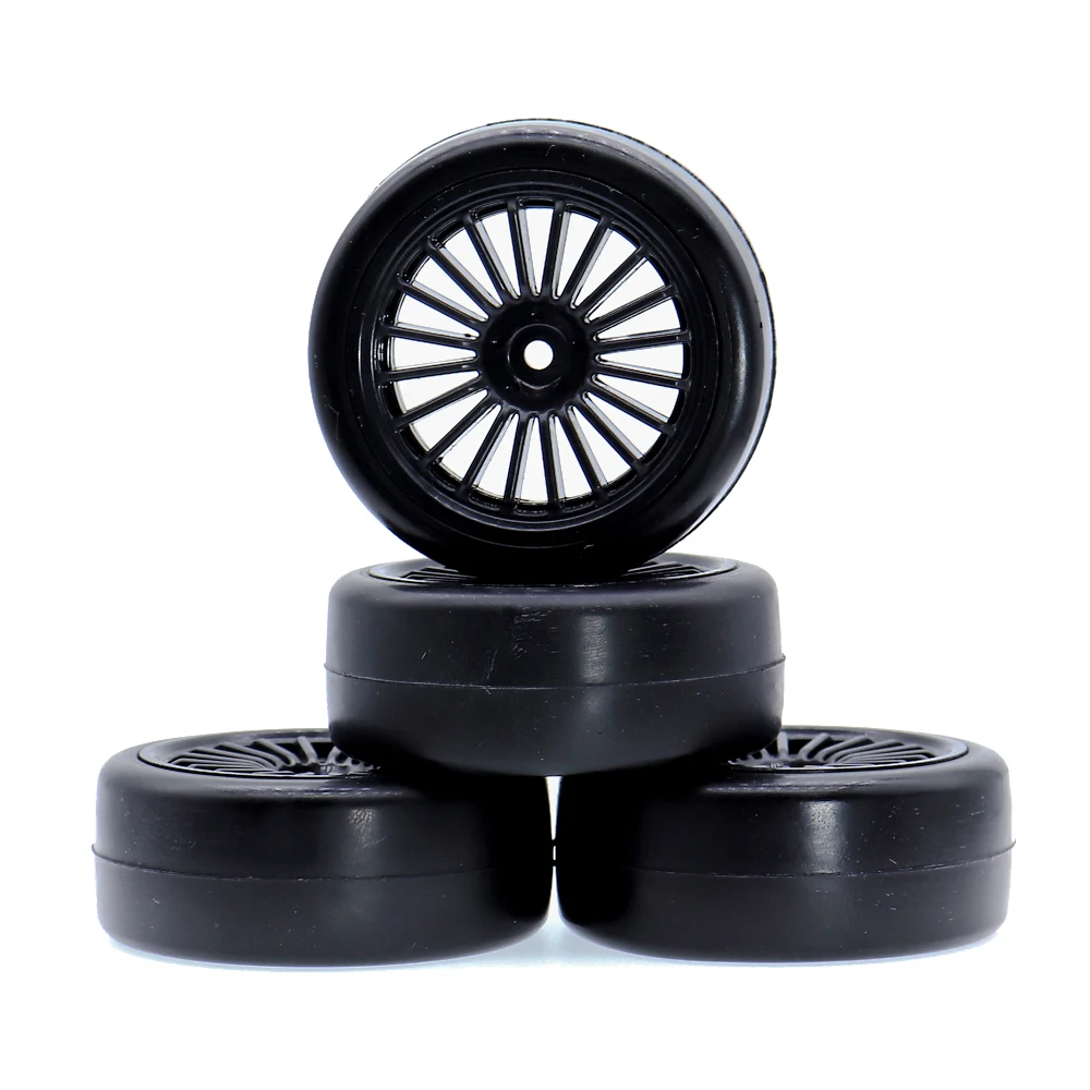 4Pcs RC 1:10 On Road Wheel Hub Soft Rubber Tires Hex 12mm For 1/10 On-road HSP Racing Car HPI Traxxas TRX4 TRX-4 Kyosho | Игрушки и