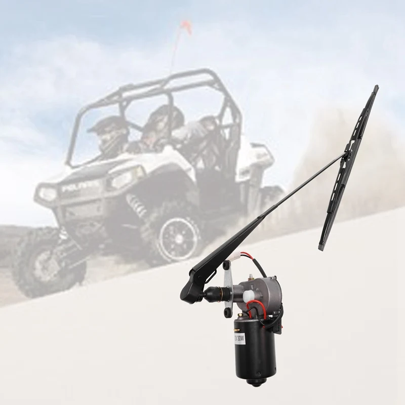 1 комплект 12 в 30 Вт Универсальный UTV Электрический двигатель стеклоочистителя для Polaris Ranger RZR 900 Honda