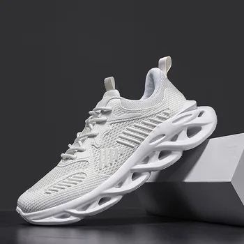 

2019 Hot Sale Brand Running Shoes for Men Mesh Breathable Comfortable Wear-resistant Fitness Trainer Sport Shoes Male Sneakers