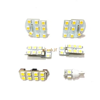 

July King LED Car Interior Reading Lights Case for Buick Encore Opel Mokka, LED Car Decorative Lights, 6 pcs/set