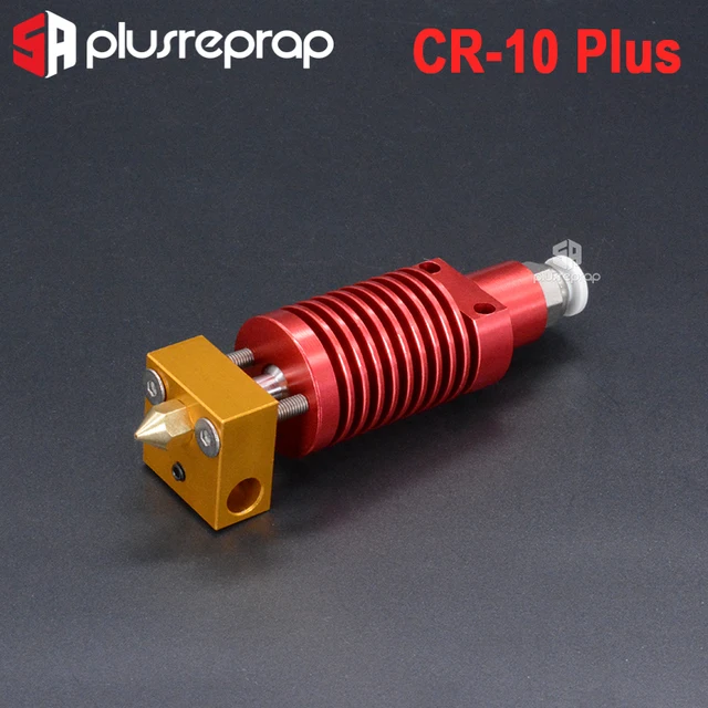 3D Printer Parts Extruder Hotend Kit Aluminum Heat Block Mk8 Nozzle  Without Heater Thermistor for Ender-3/CR-10/CR 10S Pro CR-10 Plus