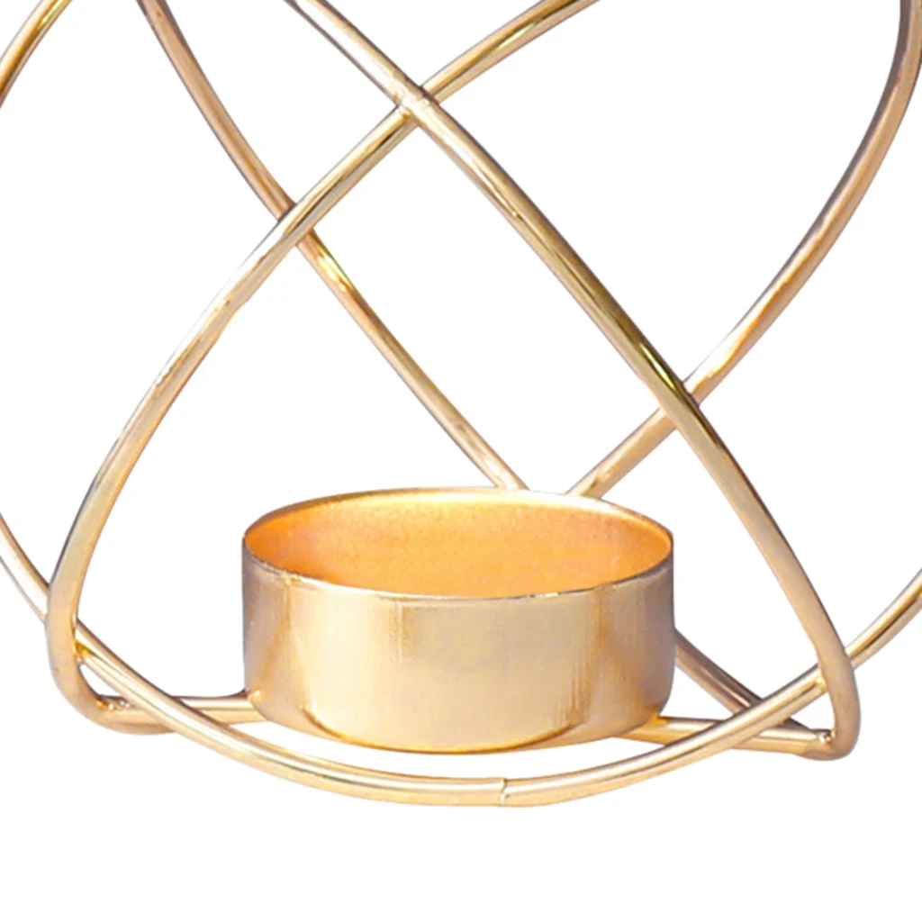 Nordic Style 3D Geometric Candle Holder Tea Light Holder Dining Table Centerpiece Weddings Events Parties Decor